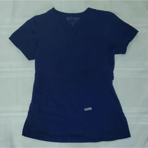 Grey's Anatomy Scrub Top in Navy Blue size Xsmall